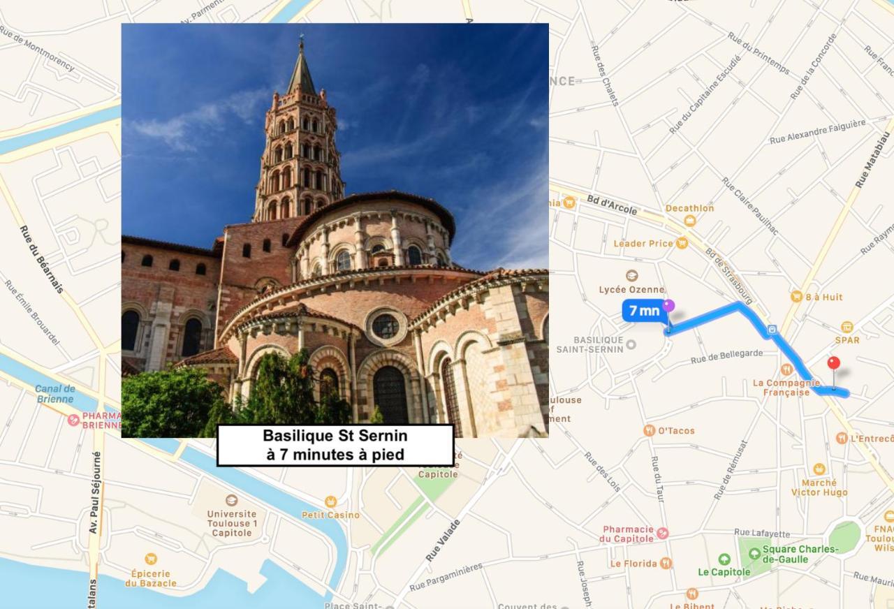 Le Victor Hugo - Studio Avec Parking # Hypercentre Toulouse Exterior photo